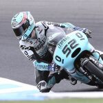 El británico Danny Kent, durante los entrenamientos oficiales en Phillip Island, Australia.