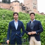 Cayetano y Francisco Rivera Ordóñez, en Granada, en una imagen de archivo