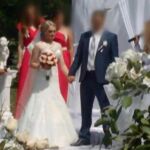 Imagen de la boda de Marina Okarynska