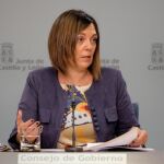 La portavoz de la Junta, Milagros Marcos, da cuenta de los acuerdos aprobados en el Consejo de Gobierno