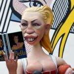 Belén Esteban, icono popular también en las Fallas