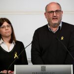 Los diputados de JxCat, Eduard Pujol y Gemma Geis /Efe