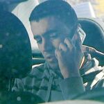 Rachid, de 29 años, momentos después de abandonar, ayer, las instalaciones del Anatómico Forense