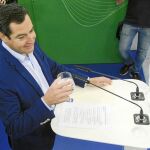 El presidente del PP-A, Juanma Moreno