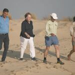 El presidente Pedro Sánchez y su mujer, Begoña Gómez, pasearon por Doñana (Huelva) junto con la canciller alemana, Angela Merkel y su marido, Joachim Sauer, durante las vacaciones de 2019