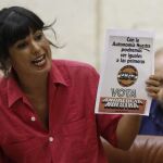 La líder de Podemos Andalucía, ayer