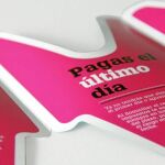 Imagen del panfleto que representa la campaña «Domicilia tu recibo y olvídate de las colas»