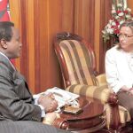 La ministra de Defensa se entrevistó ayer con el vicepresidente de Kenia, Kalonzo Musyoca