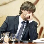 El presidente de la Generalitat, Carles Puigdemont