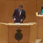 García-Albiol, durante su intervención en el Senado.