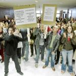 Una de las manifestaciones convocadas por los sindicatos de funcionarios contra la reforma del sector público