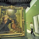 La «Tentación de Santo Tomás de Aquino» de Velázquez y detalle de «Cabeza de hombre que grita» de Rembrandt