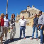 La presidenta de la Diputación de Palencia, Ángeles Armisén, visita Hontoria de Cerrato