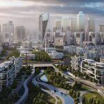 Maqueta del nuevo proyecto del presidente egipcio, Abdelfatah al Sisi, una capital administrativa para siete millones de habitantes.