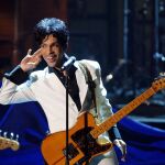 Prince durante una actuación en Nueva York