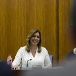 La presidenta de la Junta de Andalucía, Susana Díaz