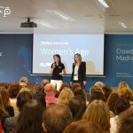 Ana Segurado, directora de Teléfonica Open Future durante los encuentros.