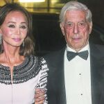 Mario Vargas Llosa e Isabel Preysler, el jueves al llegar a la Hispanic Society de Nueva York