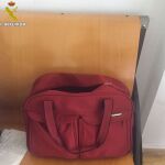 Bolsa de deportes en la que llevaban oculto al bebé