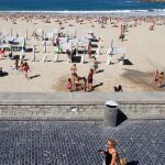 Los hechos han tenido lugar en la playa de Zurriola. Archivo