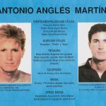 La ficha policial que se distribuyó para intentar dar con el paradero de Anglés