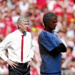 Los técnicos de Arsenal y Chelsea, en la banda de Wembley