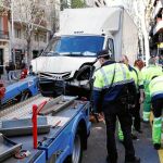El accidente tuvo lugar en la calle Aragón entre Villarroel y Urgell