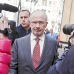 El ex vicepresidente del Gobierno, momentos antes de ser detenido durante unas horas el pasado 17 de abril