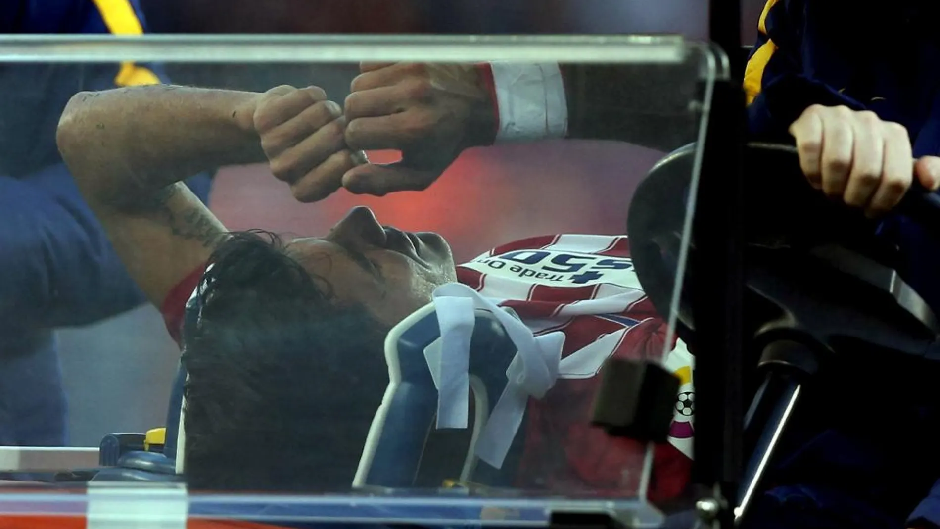 El centrocampista argentino del Atlético de Madrid, Augusto Fernández.