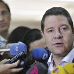 El candidato del PSOE a la Presidencia de Castilla-La Mancha, Emiliano García-Page