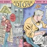 Ilustración de un libro de la editorial Akal que arremete contra la Iglesia, defiende el aborto libre y ataca el capitalismo