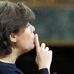 Soraya Sáenz de Santamaría, ex vicepresidenta del Gobierno, en el Congreso de los Diputados