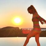 Paula, feliz y radiante en sus vacaciones