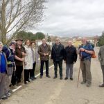 La presidenta de la Diputación de Palencia, Ángeles Armisén, visita el área de descanso