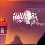 Ana Mula, durante la presentación de los conciertos