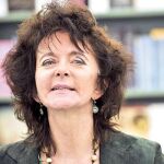 Ruth Padel, la escritora que acusó a Walcott, ayer en el Hay Festival