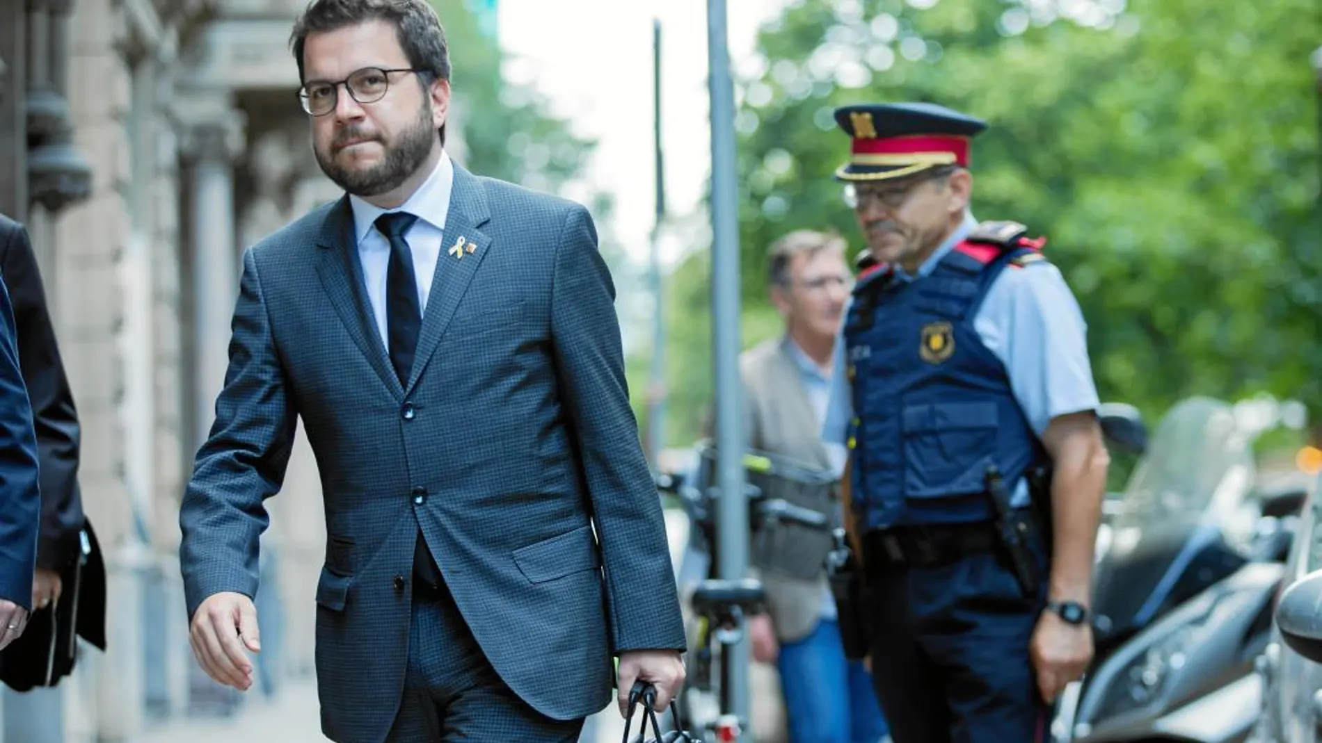 El vicepresidente del Govern y conseller de Economía, Pere Aragonès, ayer en Barcelona