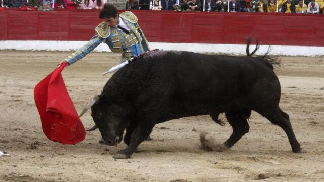 El torero francés Sebastián Castella, durante la corrida celebrada en Ledesma