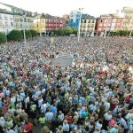 A las ocho de la tarde hubo ayer en Burgos una concentración silenciosa