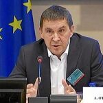 Arnaldo Otegi intervino en el Parlamento Europeo invitado por Podemos e Izquierda Unida.