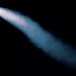 El Space X, instantes después de su lanzamiento