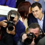 Pedro Sánchez, durante la reunión del Comité Federal del PSOE.