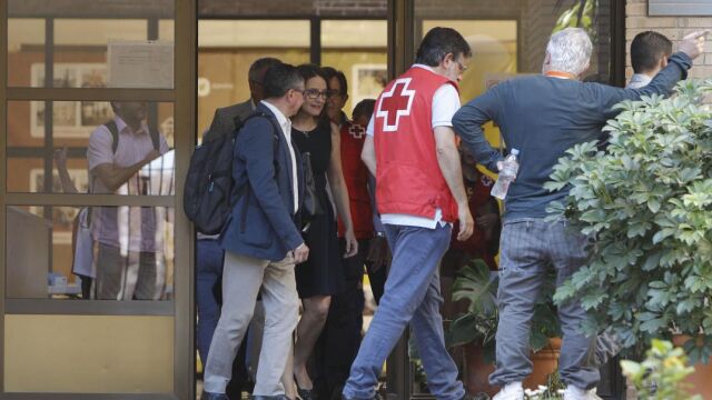 Imagen del albergue juvenil donde se alojan los menores llegados en el Aquarius / foto: Efe