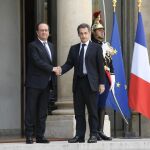 Nicolas Sarkozy con François Hollande