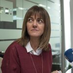 La secretaria general de los socialistas vascos, Idoia Mendia