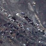 Lugar en el que se estrelló el avión de Germanwings en el que viajaban mayoritariamente pasajeros de nacionalidad alemana y española.
