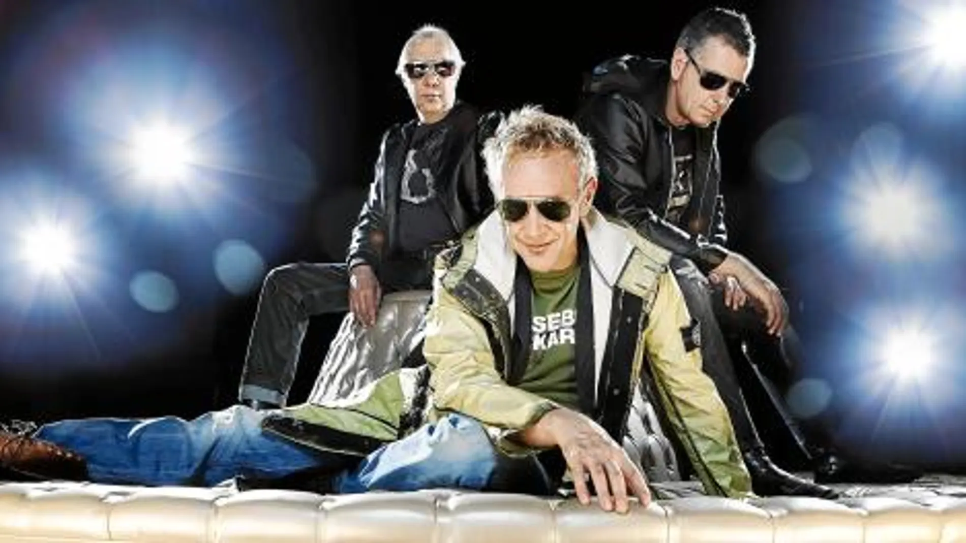 De izda. a dcha., Mario Martínez, Rafa Sánchez y Luis Bolín forman La Unión