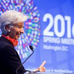 La directora general del Fondo Monetario Internacional (FMI), Christine Lagarde