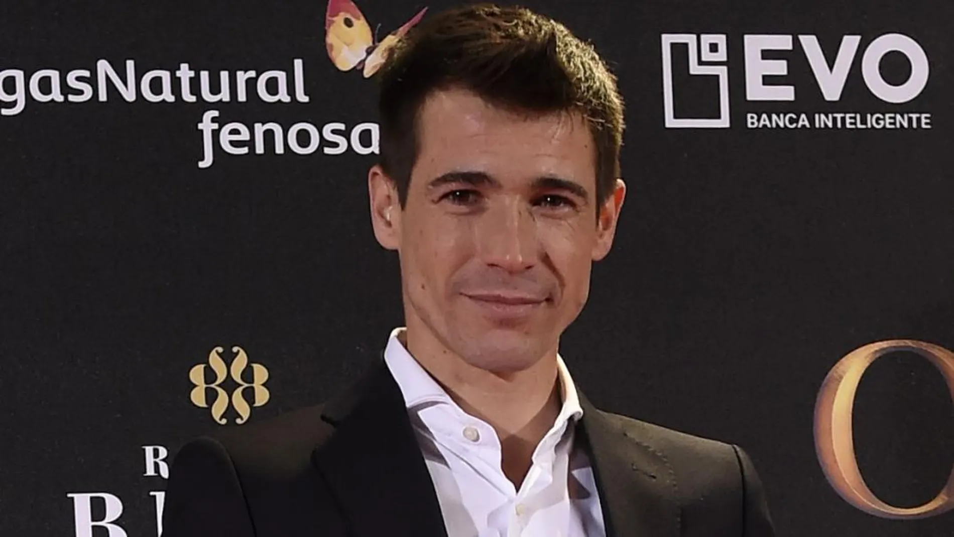 El actor Juan José Ballesta durante la premiere de la película "Oro".
