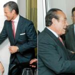 Espartaco es recibido por la marquesa del Pedroso de Lara. Curro Romero, el filósofo francés Francis Wolff y Enrique Miguel Rodríguez